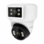 Kruger&Matz Connect C180 lauko WiFi kamera su 2 PTZ objektyvais, 360&deg; 2K vaizdo stebėjimo sistema, Tuya Smart Life, spalvota nakties vaizdo stebėjimo sistema, garsas, dirbtinis intelektas