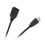 Jungiamasis kabelis HDMI ki&scaron;tukas - HDMI lizdas 0.5 m