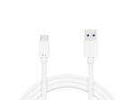 Blow kabelis USB 3.0 A - USB-C 1m - Baltas