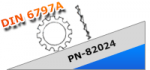 Poveržlė DIN 6797A M6 cinkuotas plienas. (100 vnt.)