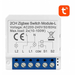 I&scaron;manusis jungiklio modulis ZigBee Avatto LZWSM16-W2 Nėra neutralaus TUYA
