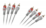 Kabelis 4RCA-4RCA 1.8 m