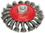 Diskinis &scaron;epetys 125x6 mm skylė 22.2 mm vielos pynimas
