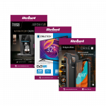 3 plakatų rinkinys Rebel Electro - Drive 10, Automatinis espreso aparatas, Cabletech TV