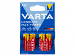 &Scaron;arminė baterija AA 1.5 LR6 Varta LONGLIFE MAX POWER
