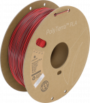 Polymaker Polyterra PLA Dual Color - 1.75mm - 1kg - Shadow Red (juodas-raudonas)