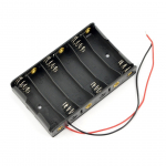Baterijų laikiklis skirtas 6 x AA (R6) - 1x6
