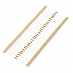 JustPi THT CF anglies rezistorius 1/4W 100&Omega; - 30 vnt