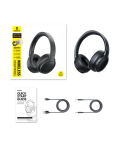 Belaidės Bluetooth 6.0 ausinės Bass BH1 Lite su mikrofonu, juodos