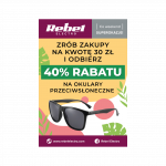 Plakatas Rebel Electro &ndash; Akinių reklama