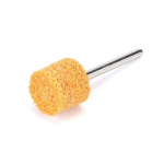 240# nailono pluo&scaron;to poliravimo diskas - geltonas - 3 mm abrazyvinė galvutė