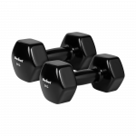 >>>&Scaron;E&Scaron;IAKAMPIAI ketaus vinilo hanteliai 2 x 9 kg, REBEL ACTIVE