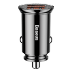 Baseus Circular automobilinis įkroviklis 2xUSB QC3.0 5A 30W - Juodas