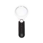 Ap&scaron;viestas rankinis didintuvas LR-4 rankinis didintuvas 75 mm, 3x 22 mm, 45x su LED ap&scaron;vietimu /312774/