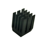 Ekstruzinio aliuminio radiatorius - 9x9x12mm juodas - au&scaron;inimo radiatorius