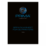 PrimaCreator SPFA plėvelė 3D spausdintuvams - 260x390mm
