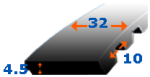 Dantytas diržas 32 T10-800 z80