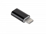 Adapteris Micro USB - Apple Lightning M-Life juodas