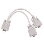 VGA - 2xVGA adapteris &Scaron;viesiai pilkas
