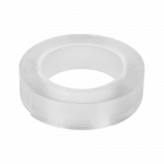 REBEL dvipusė tvirtinimo juosta (1 mm x 19 mm x 1.5 m) skaidri