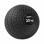 Mažas medicininis kamuolys reabilitaciniams pratimams Slam Ball 23 cm 20 kg, REBEL ACTIVE