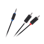 Cabletech kabelis 3.5 AUX - 2xRCA 5m