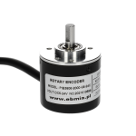 PIB3806-2000-G5-24-C prieauginis rotacinis enkoderis, 2000 imp/ap., 5-24 VDC, skersmuo 38 mm, velenas 6 mm, OC, Wagney