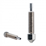 Micro Swiss žalvariu padengtas dilimui atsparus antgalis, skirtas FlowTech Hotend 1.00 mm