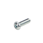 ISO 7380 varžtas - M6x18 klasė 10.9 cinkuota balta (100 vnt.)