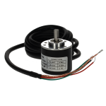 PIB3806-360-G5-24-C prieauginis rotacinis enkoderis, 360 imp/ap., 5-24 VDC, fi38mm, 6 mm velenas, OC, Wagney