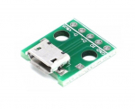 microUSB B lizdas KIT duonos lentai - MicroUSB B tipo lizdas - Mini DIP