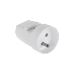 Ki&scaron;tukinis lizdas su įžeminimu baltas G-10