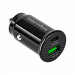 Kruger&Matz dvigubas USB 3100 mA automobilinis įkroviklis su Quick Charge 3.0 ir maitinimo tiekimu