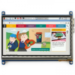 Waveshare Talpinis lietimui jautrus ekranas Raspberry Pi mikrokompiuteriui - LCD IPS 7