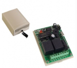 2 kanalų relė 12VDC 433Mhz