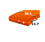 Dantytas diržas 420-H 149 z84