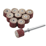 Sumontuotas atvarto ratas - P240 - poliravimo diskas 10 mm