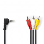 Kabelis 3xRCA - 3.5mm 4pin ki&scaron;tukai 1.0m