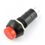 Jungiklis ON-OFF apvalus 250V/1A - raudonas