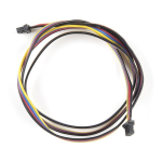 Lankstus Qwiic laidas su 4 kontaktų ki&scaron;tuku, 50cm, SparkFun PRT-17257