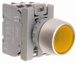 Valdymo mygtukas su ap&scaron;vietimu SP22-KLG-11-230-BA9S NO/NC geltonas Spamel