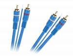 Kabelis 2 x RCA - 2 x RCA + laidas 5 m