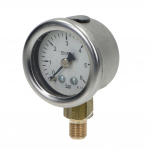 Sauso slėgio matuoklis 40 mm, 0 - 6 barai, 1/8'', apačioje