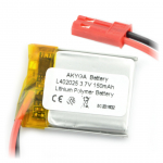 Akumuliatorius Li-Pol Akyga 150mAh 1S 3.7V