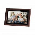 Kruger&Matz skaitmeninis nuotraukų rėmelis FRAMEO Wi-Fi 15" medinis rėmelis
