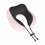 Kelioninė pagalvė i&scaron; MEMORY putų, REBEL ACTIVE, rožinė