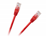 Patchcord kabelis UTP 8c ki&scaron;tukas-ki&scaron;tukas 1.0 m CCA red cat.6e
