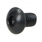 &Scaron;e&scaron;iakampis varžtas, poveržlės galvutė ISO 7380-2 M4x16 klasė 10.9 cinkuota balta (100 vnt.)