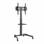 Mobiliojo televizoriaus laikiklis - stovas su lentyna