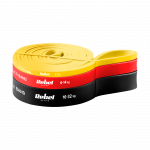 Latekso mank&scaron;tos juostų rinkinys - Power Band PLs-1, 4-32 kg, 3 juostos, REBEL ACTIVE